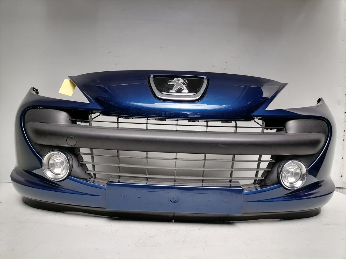 Peugeot 207SW RC original Sto&szlig;stange Stossf&auml;nger vorn KPL Montebello blau Bj.2009